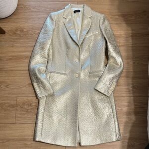 NWOT Joseph metallic blazer coat